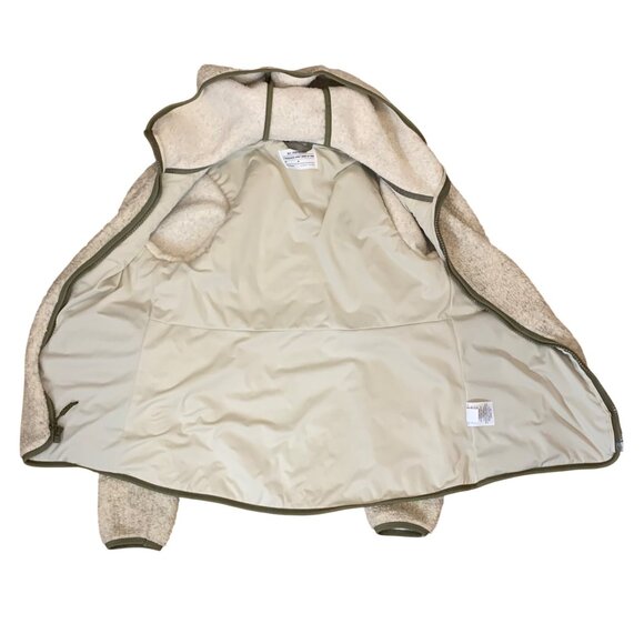 REI Cooperative Womens Beige Long Sleeve Full Zip Hooded Casual Fleece SZ M - Picture 3 of 9